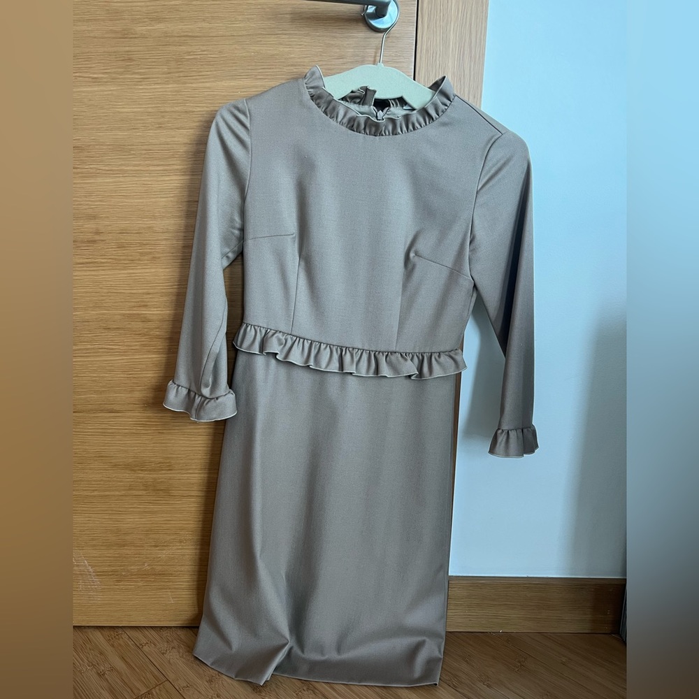 Georgette Cashmere Dress